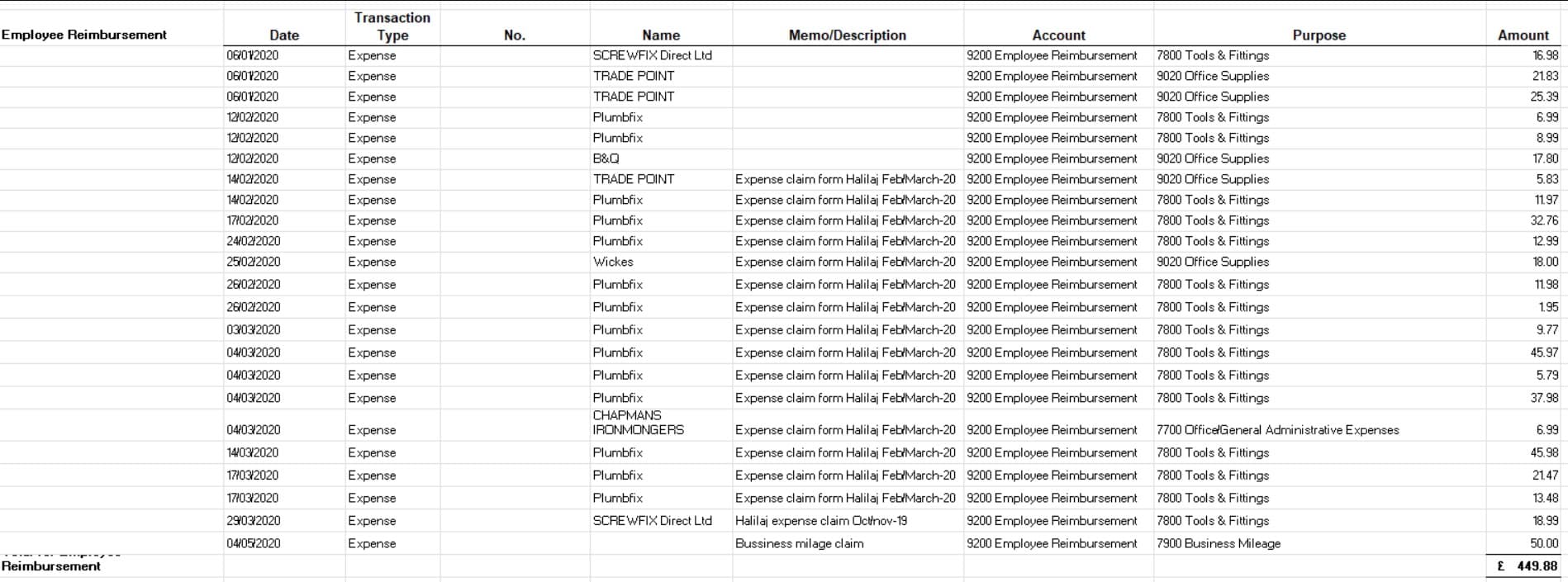 Bookkeeping with multicurrency transactions, Payroll & Bank Reconciliation